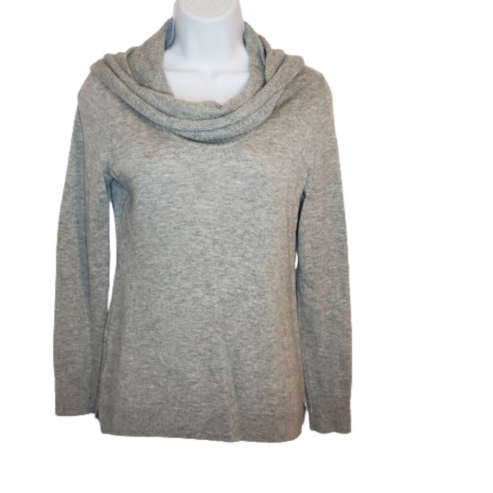 Ann Taylor Wool Blend Cowl Neck Sweater
